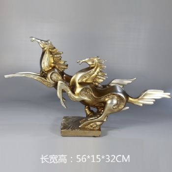 飞马摆件手工制作树脂摆件高品质保证办公室家庭酒店摆件