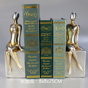 精品个性书档手工制作树脂摆件高品质保证办公室家庭酒店摆件