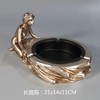 个性精品烟火缸手工制作树脂摆件高品质保证办公室家庭酒店摆件