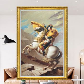 纯手绘手工 临世界名画油画 欧式油画 拿破仑 欧美人物画 酒店挂画 办公室挂画