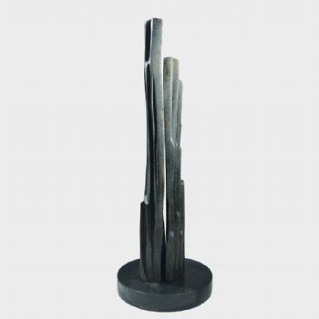 抽象雕塑摆件装饰品酒店玄关假山水办公桌创意摆设现代靠山艺术品青铜7.2KG