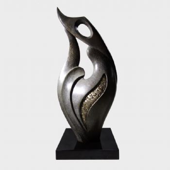 现代艺术品雕塑摆件装饰品酒店玄关创意礼品摆设青铜9KG