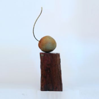 创意梨铜雕铜工艺品 铜雕塑 家居摆件 办公室软装黄铜3KG