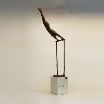 精加工纯铜摆件运动造型雕塑 铜工艺品铜装饰品