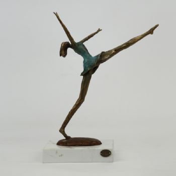 创意人物铜雕XLA2-35铜工艺品 铜雕塑 家居摆件 办公室软装黄铜1.2KG