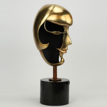 创意头像XLA2-93铜工艺品 铜雕塑 家居摆件 办公室软装黄铜5.8KG
