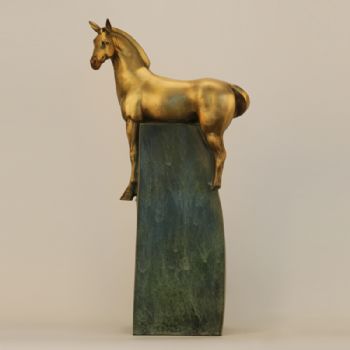 精品铜雕铜工艺品摆件 酒店大堂公司别墅软装品摆件骏马铜雕XLA2-101