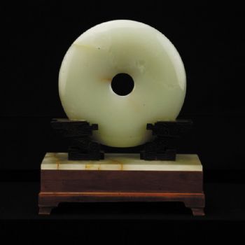 平平安安XL12-060铜工艺品 铜雕塑 家居摆件 办公室软装黄铜  玉石   木头