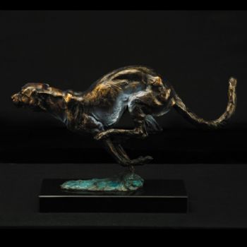 直冲飞速XL11-054铜工艺品 铜雕塑 家居摆件 办公室软装 黄铜  大理石