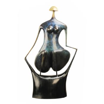 抽象写意人形铜雕XLC-18铜工艺品 铜雕塑 家居摆件 办公室软装硅青铜11KG