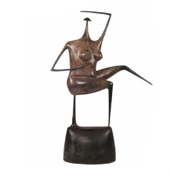 抽象写意人形铜雕XLC-20铜工艺品 铜雕塑 家居摆件 办公室软装硅青铜