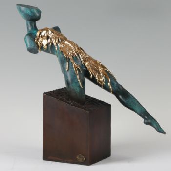 艺术铜雕体操XL13-001铜工艺品 铜雕塑 家居摆件 办公室软装黄铜