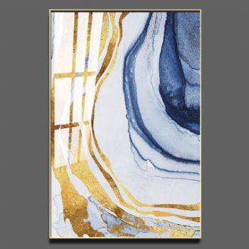 晶瓷画BU-3255玄关装饰画客厅装饰画现代简约挂画走廊过道轻奢壁画抽象